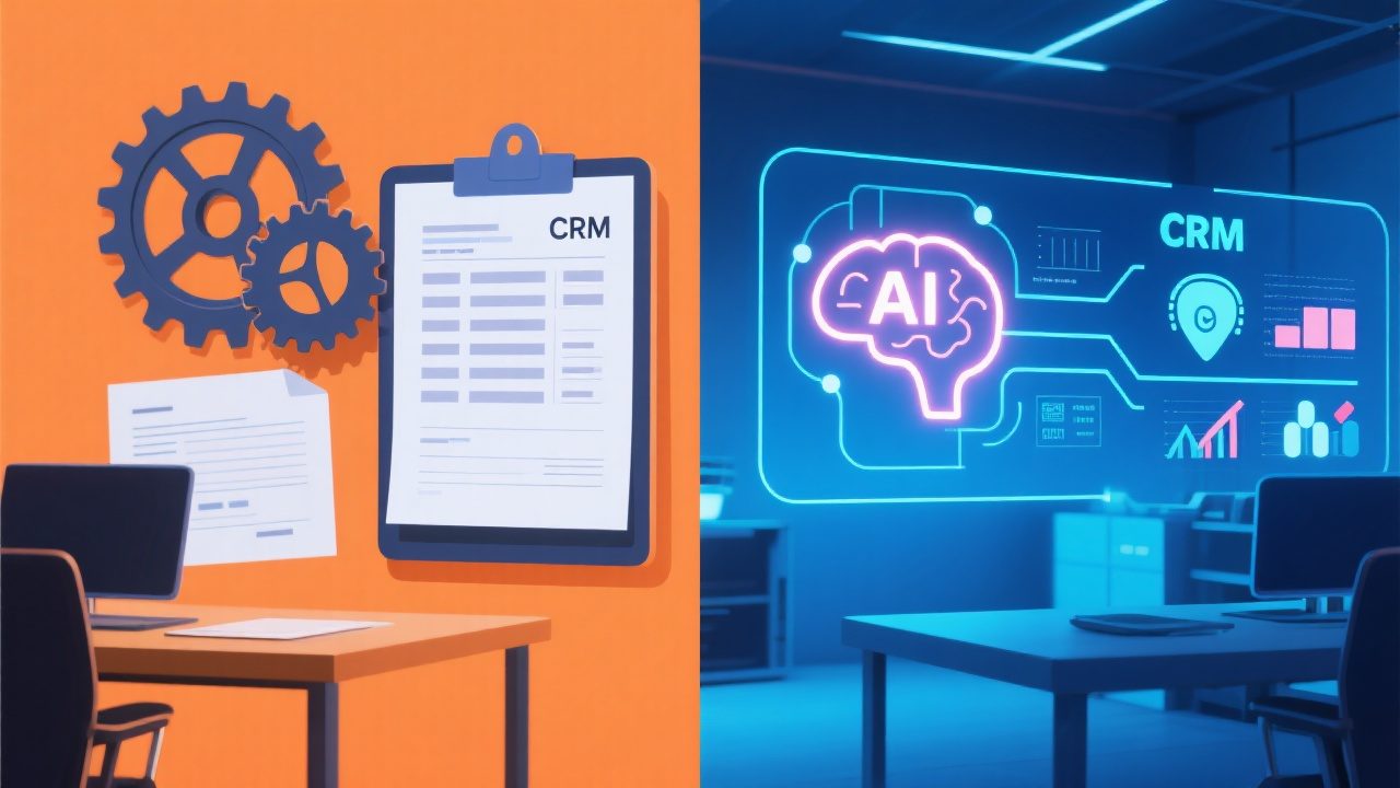 AI驱动CRM系统与古板CRM的焦点区别