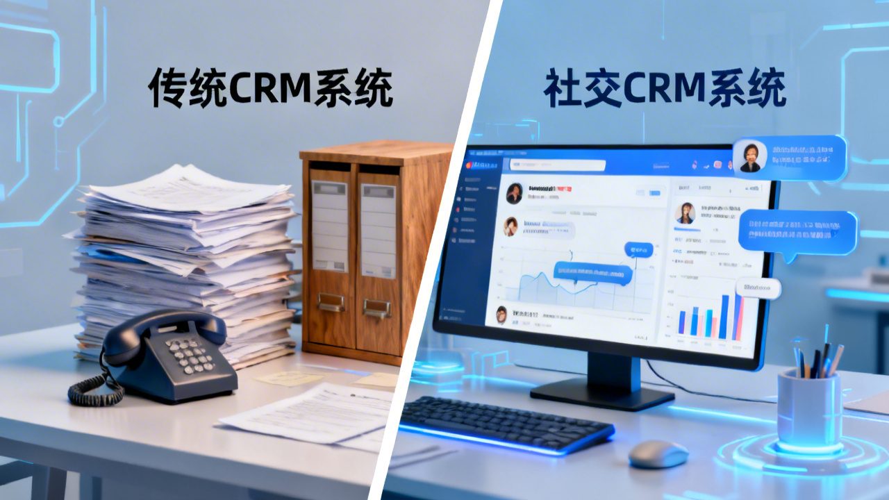 社交CRM系统与古板要领的焦点区别