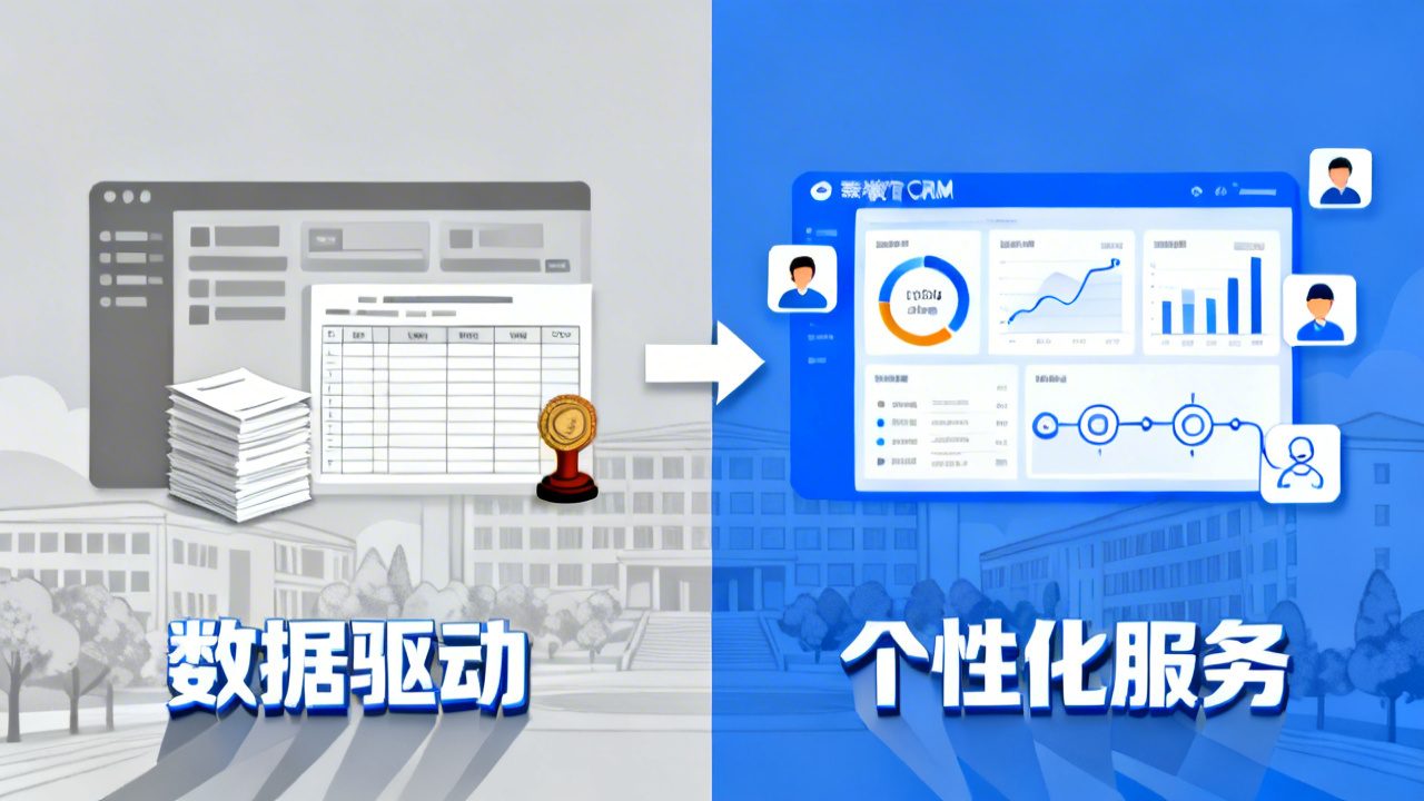 教育CRM治理平台与古板教务系统的焦点区别