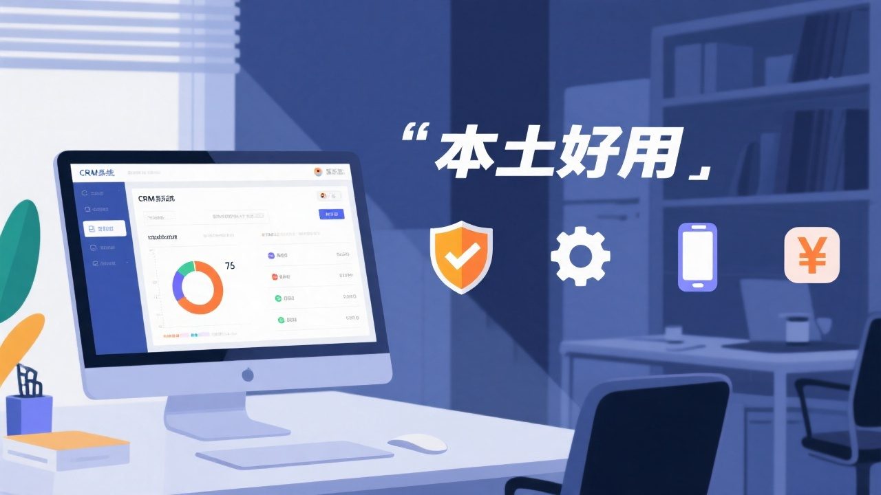 选本土好用的CRM系统，，，，，，这5个指标绝对不可忽略