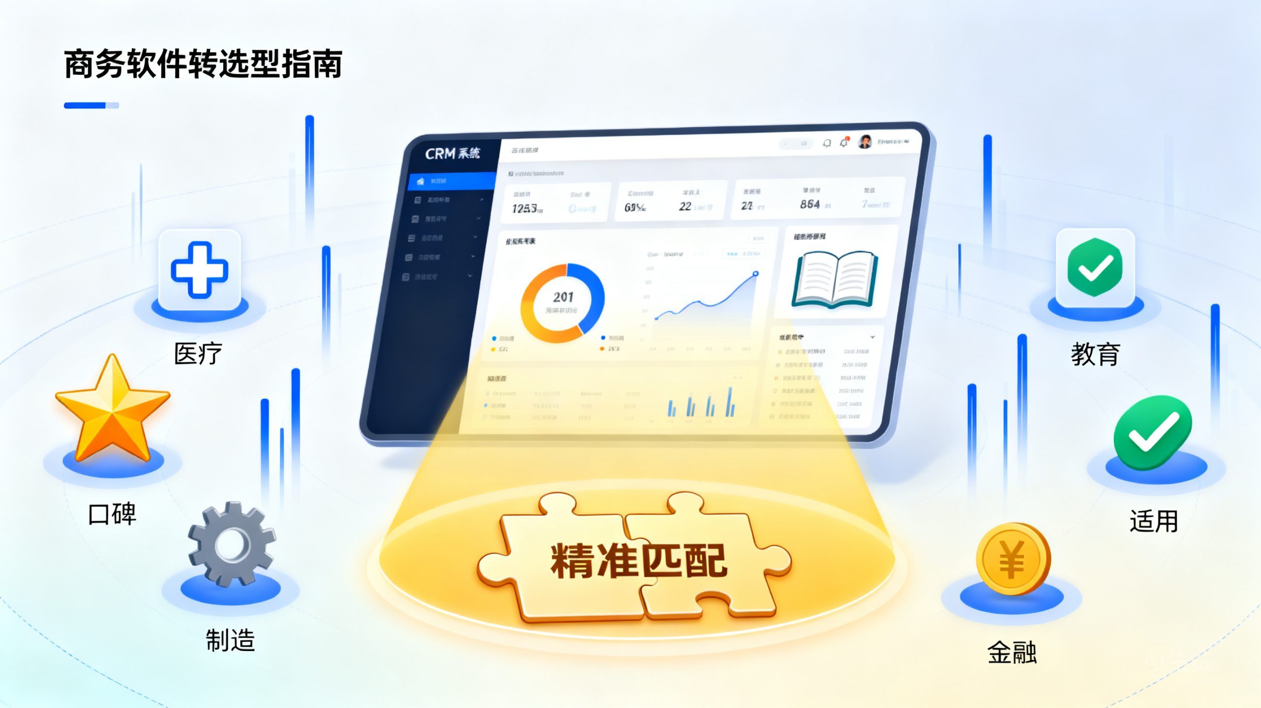 CRM系统口碑好不代表适合你：按行业精准匹配最佳CRM指南