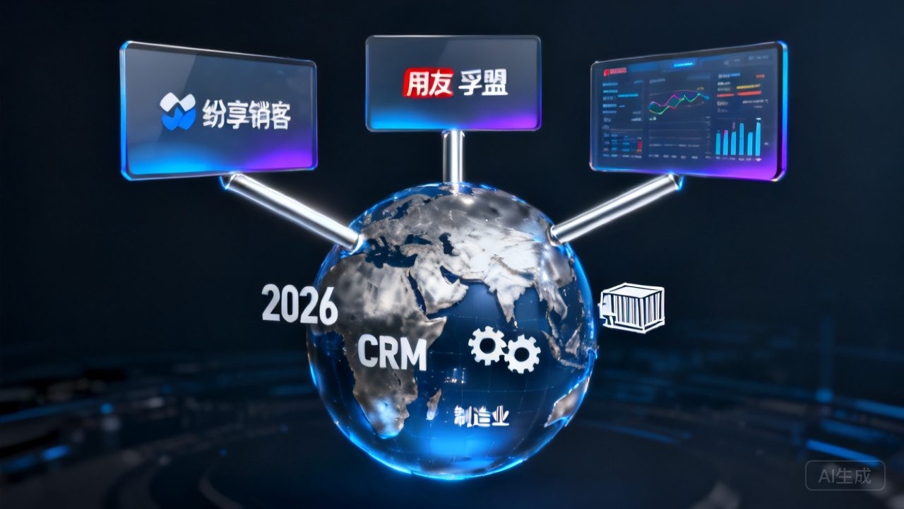 2026年制造业外贸CRM推荐：STAKE中国官方网站销客、孚盟、用友行业化计划
