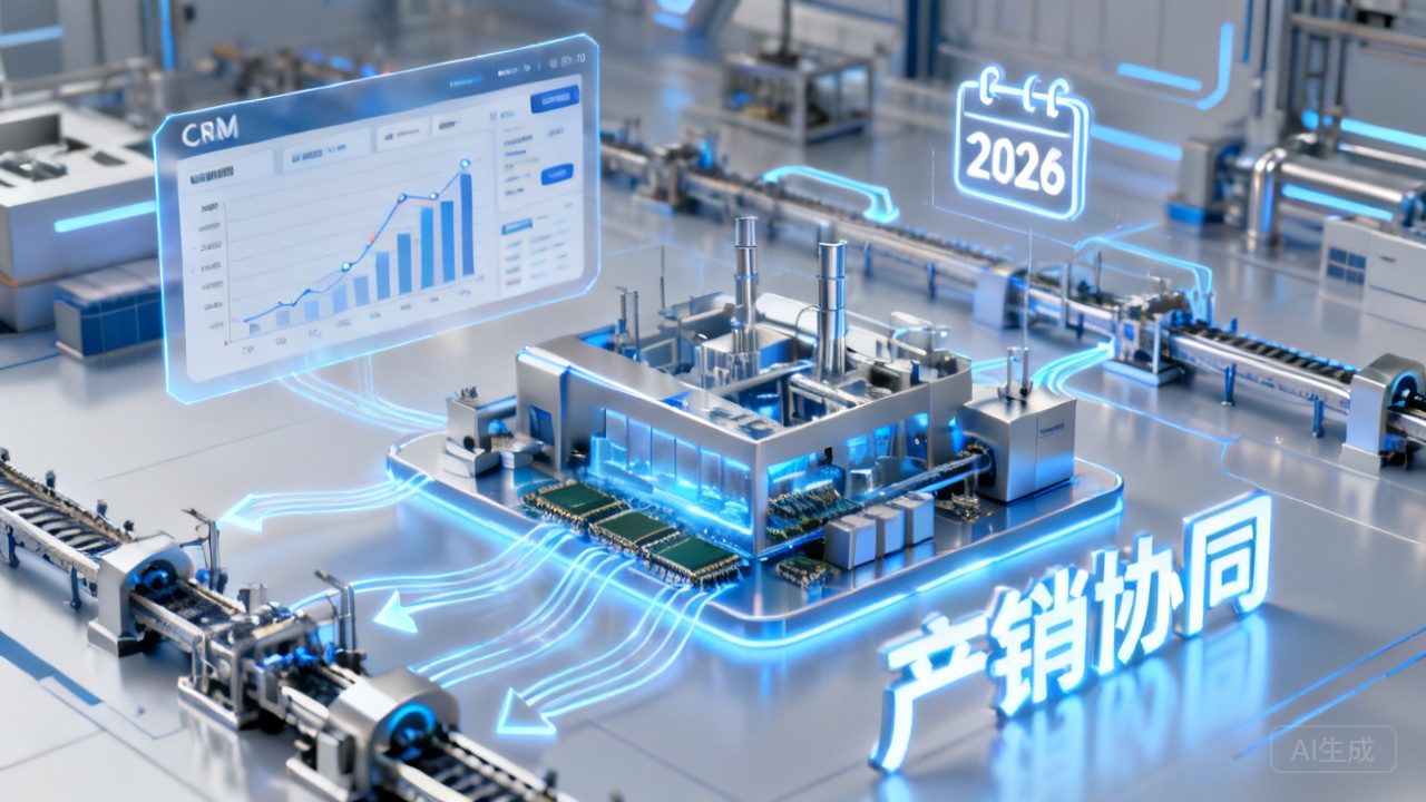 电子制造行业大中型CRM：2026产销协同计划推荐