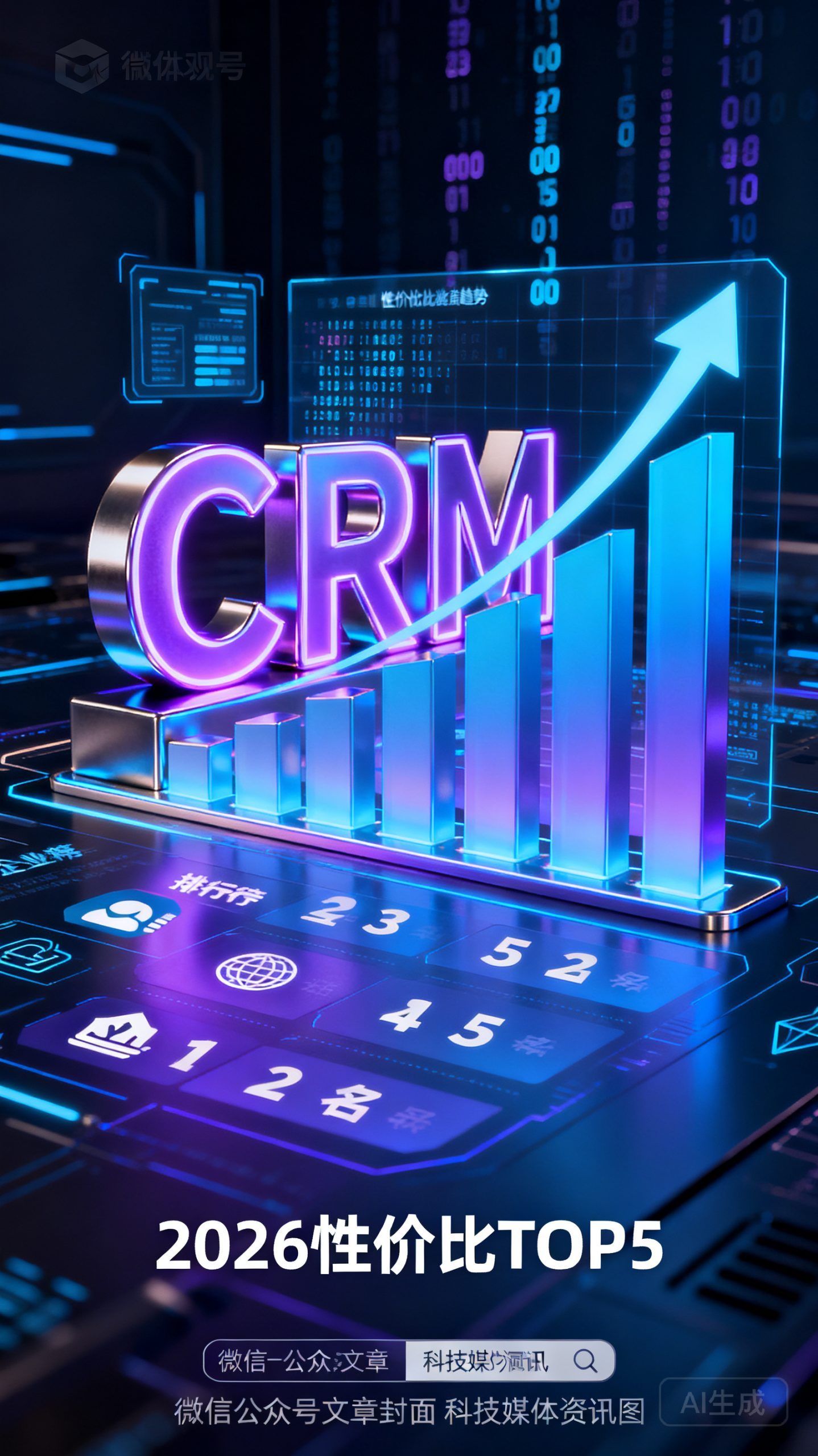 大中企业CRM系统性价比排行榜：2026年Top5谁能胜出？？？？？