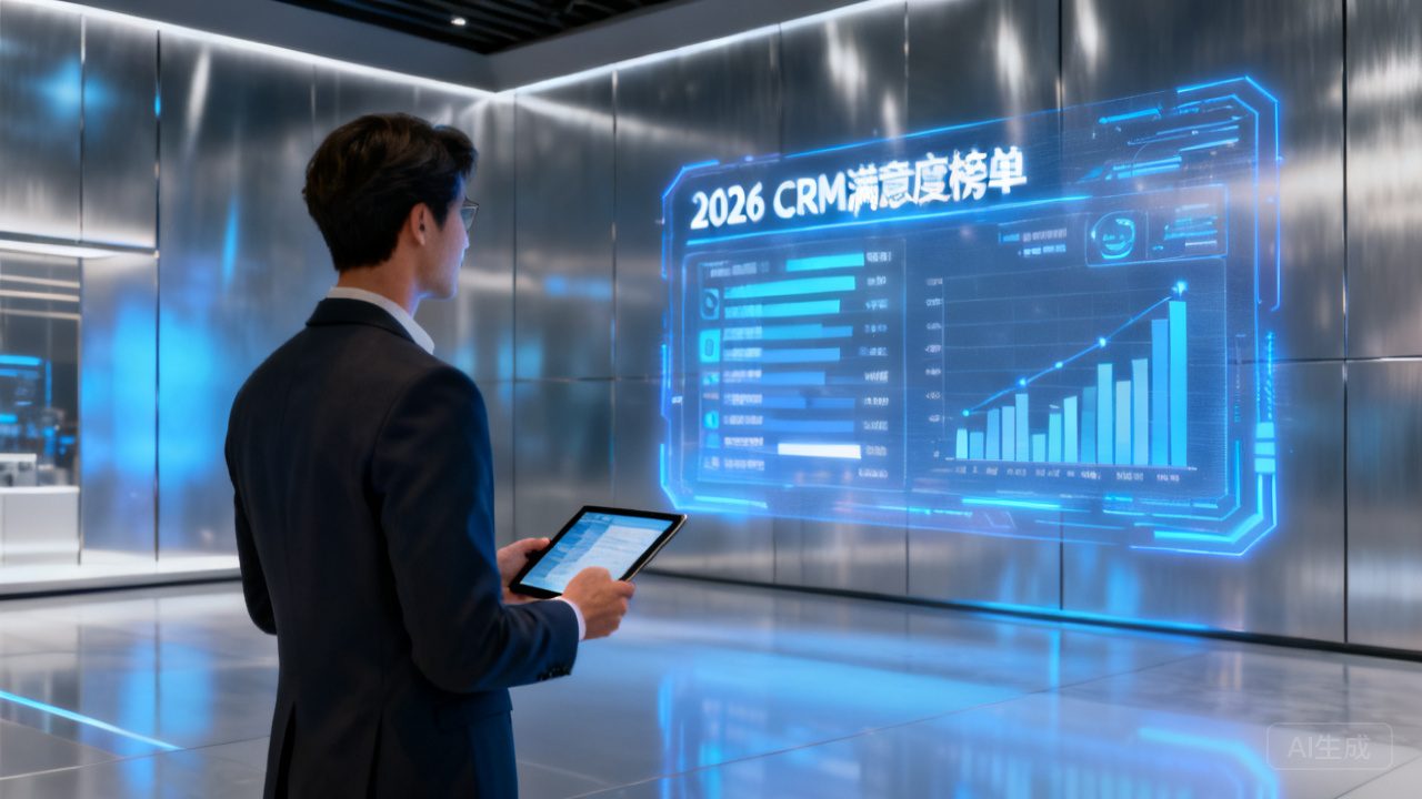 从用户口碑选厂商：2026年大中型企业CRM知足度榜单