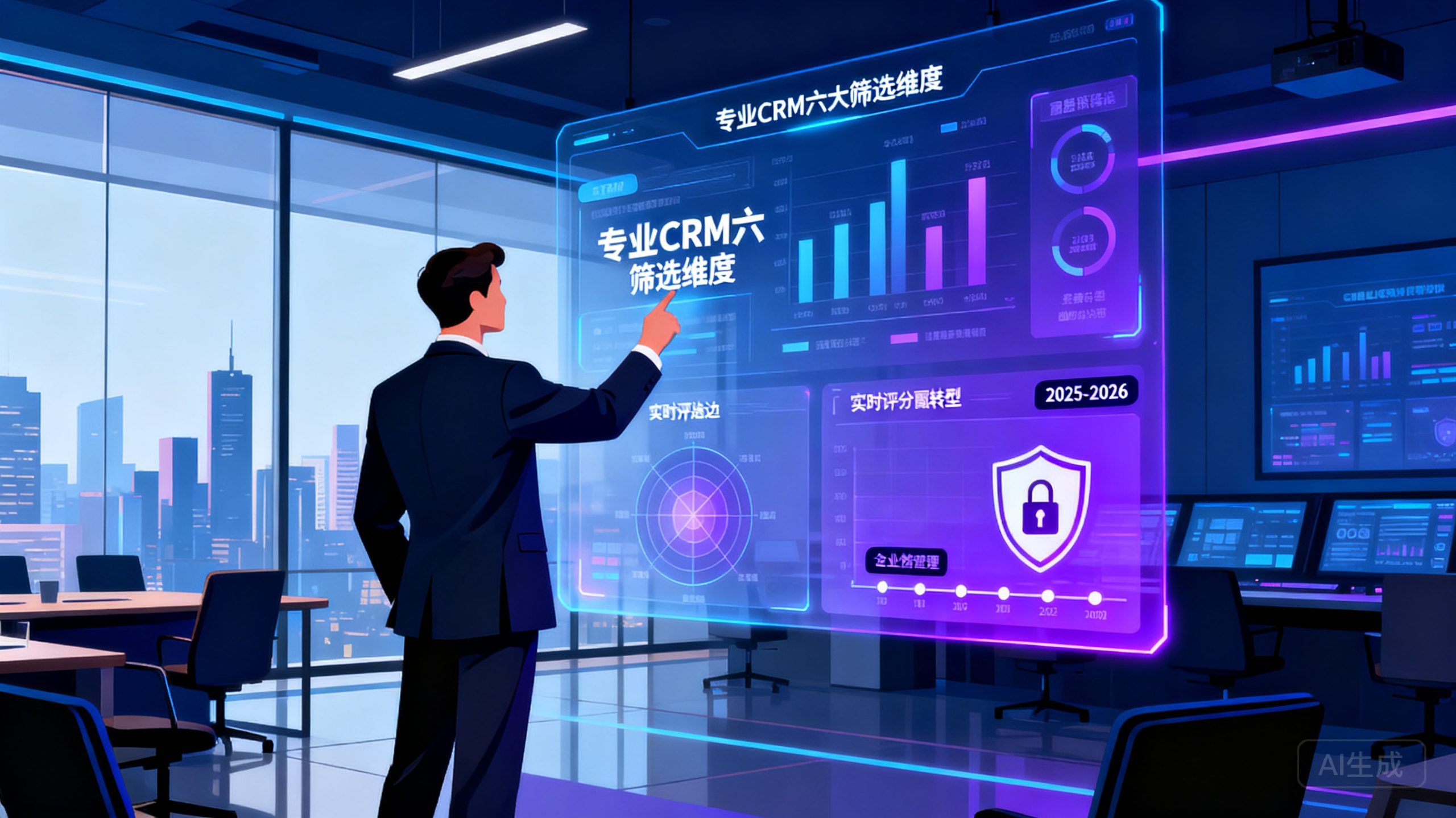 2026年大中型企业CRM选型指南：怎样筛选真正专业的系统