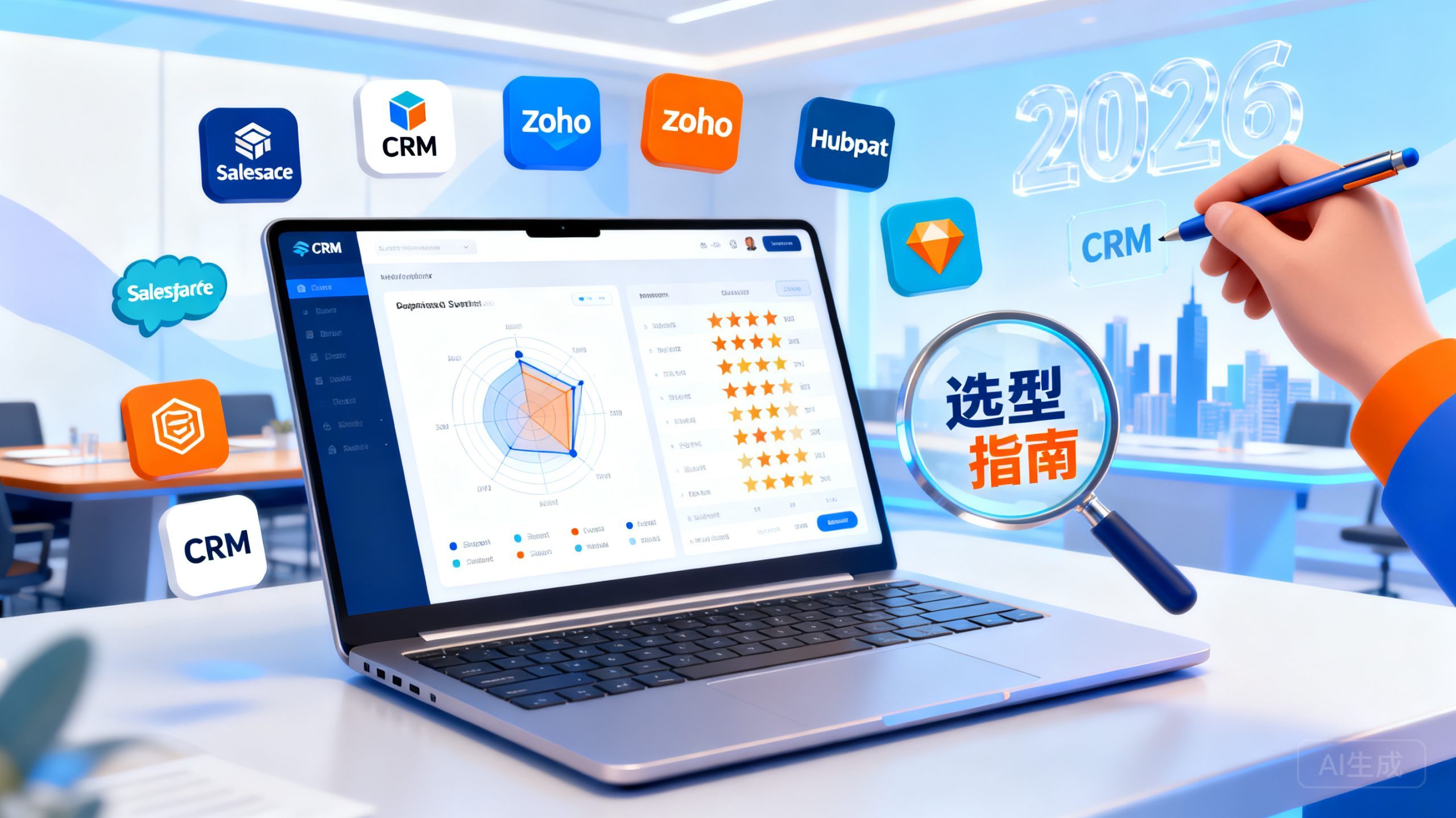 2026年大中型企业CRM选型指南：10款专业软件深度比照