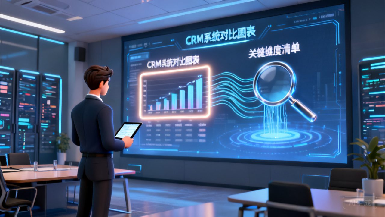 阻止选型踩坑：大中型企业采购专业CRM前必需比照的10个要害维度