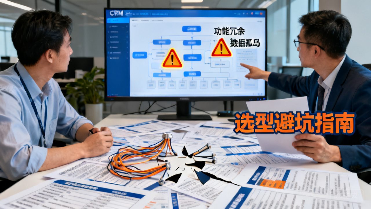 大中型企业CRM选型必看：怎样避开“功效冗余”“数据孤岛”等8大坑？？？？？