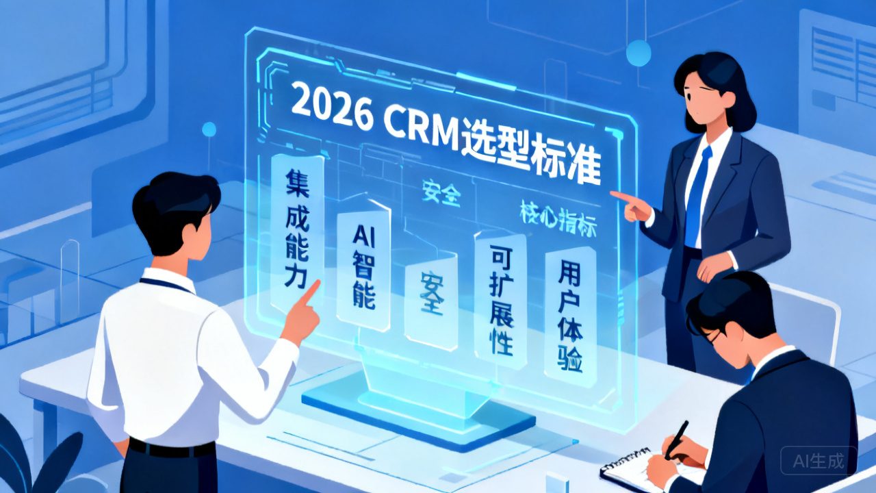 2026 大中型企业 CRM 选型五大标准，，，，，快速锁定合适系统